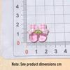 Cherry Blossom Resin Rabbit Hair Clip Accessories