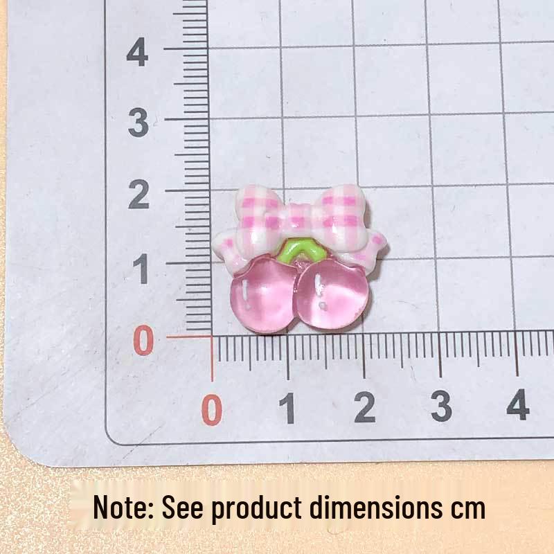 Cherry Blossom Resin Rabbit Hair Clip Accessories