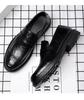 2025 New Designer Increase Leather Shoes for Men Fashion Casual Black Dress Shoes Male Spring Autumn Platform Loafers Man