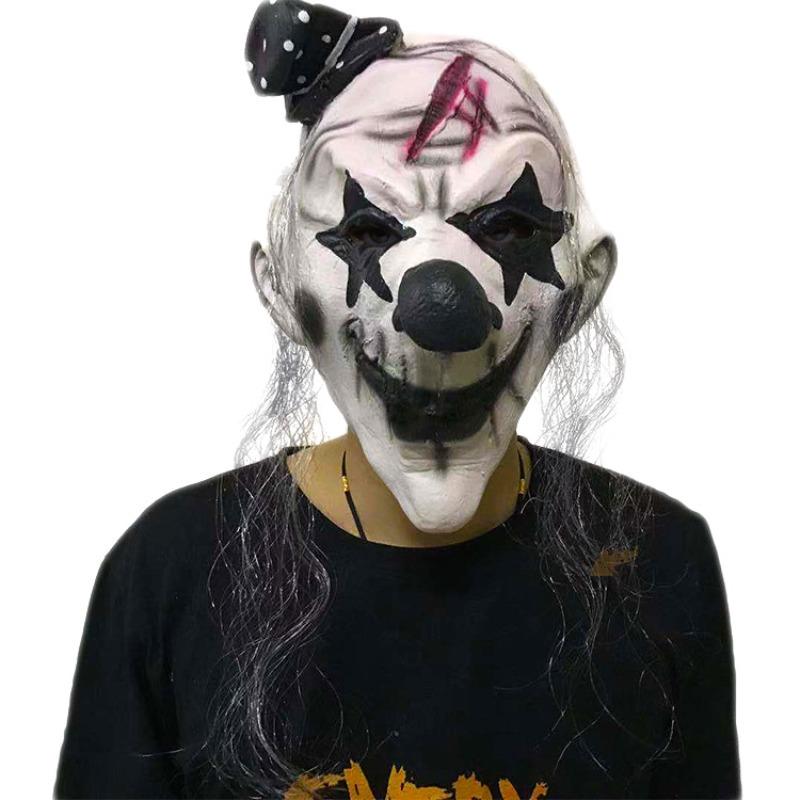 Halloween clown mask bar party dress up show supplies headgear explosion clown mask