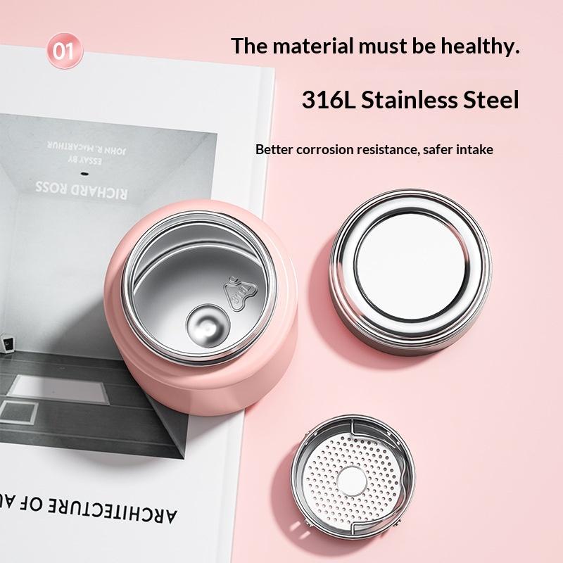 230ml Mini Tazza Termica in Acciaio Inossidabile 316 Borraccia Sottovuoto Portatile alla Moda da Tasca per Caffè Tè Borraccia Termica Tumbler