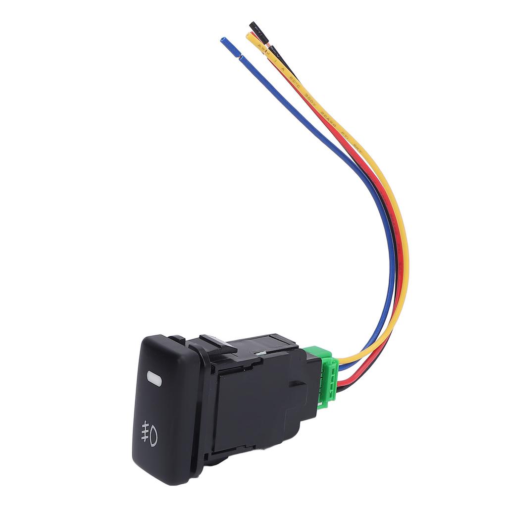 4 Pole 12V Push Button Switch with LED Background Indicator Lights for Fog Lamp DRL LED Light Bar