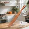Wooden Handle Scraper Mixing Function Spreading Function Sourdough Starter Tool Eco-Friendly Kitchen Utensils Spreading