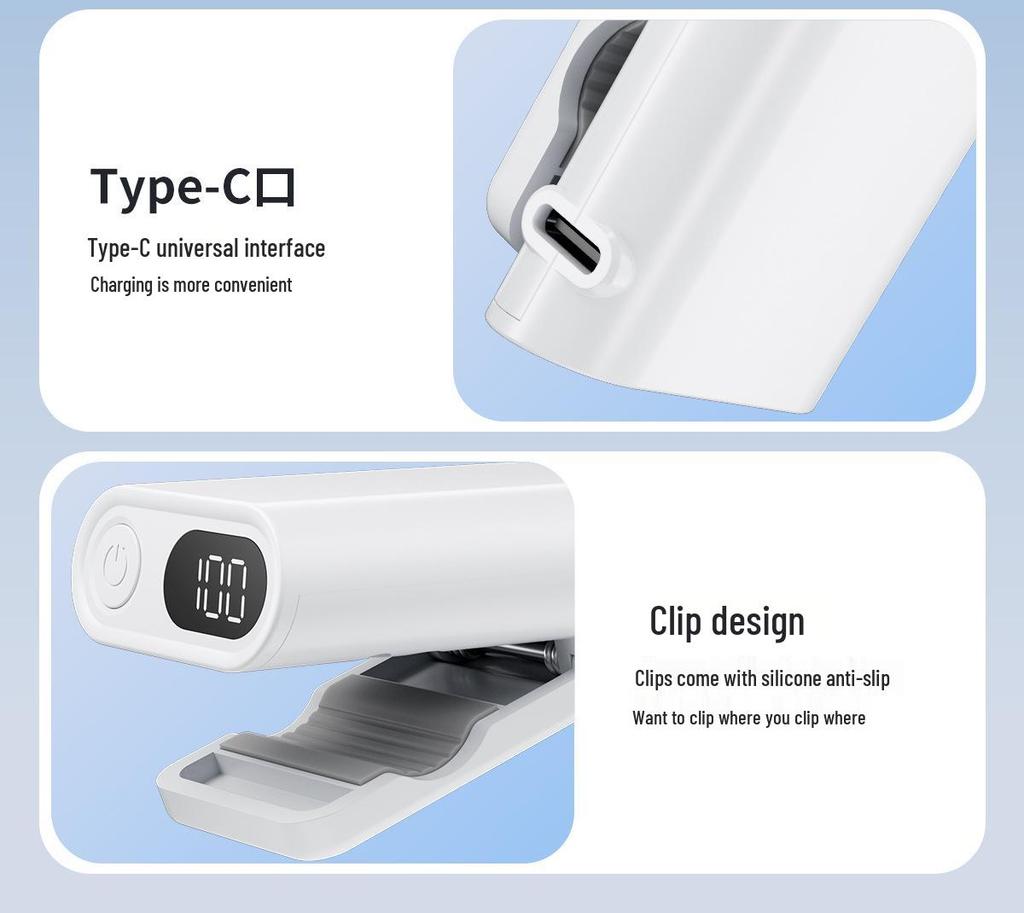 Portable 360° Clip-On Mini USB Fan for Outdoors and Umbrellas