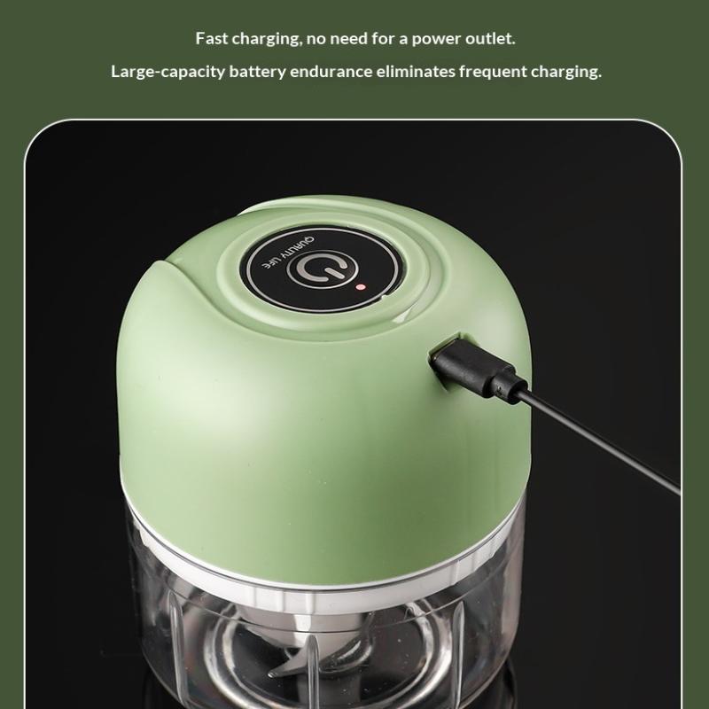 250Ml Garlic Masher Crusher Electric Kitchen Food Chopper Usb Portable Meat Grinder Vegetable Chopper For Kitchen Gadgets