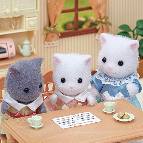 Bambola Sylvanian Families [Bambina Gatto Persiano] (bianca)] Ni-105 ST Certificazione di Marchio Età 3+ Bambola Giocattolo Casa delle Bambole Sylvanian Families EPOCH