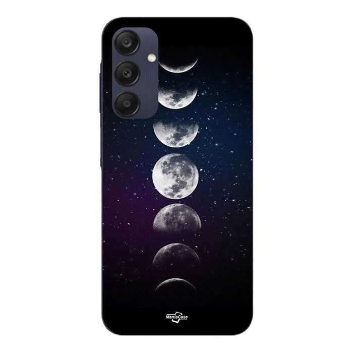 Coque Pour Samsung galaxy A25 Lune Phase nuit etoile Maniacase