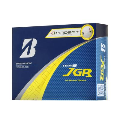 BRIDGESTONE TOUR B JGR Golf 2025 Mindset J5WXM Balls, Model, 12-Pack, White,