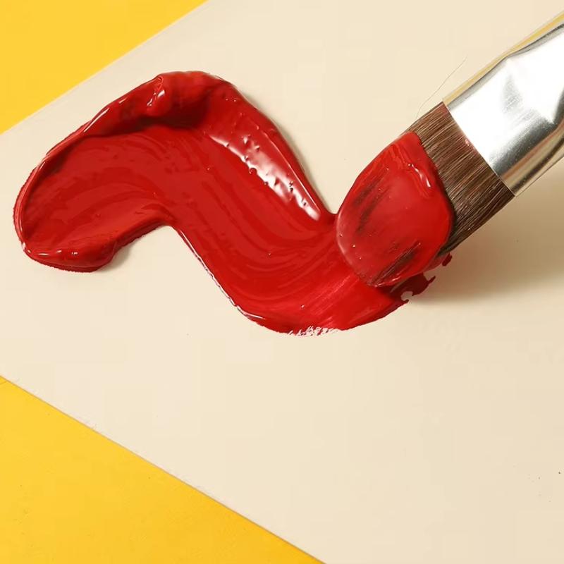 JOWOART 6 buc Perie pentru acuarelă Păr de nevăstuică Pix pentru vopsea artistică pentru îmbinări speciale Linie acrilică Stilo cu ulei Copil Începător Materiale pentru set de vopsea guașă