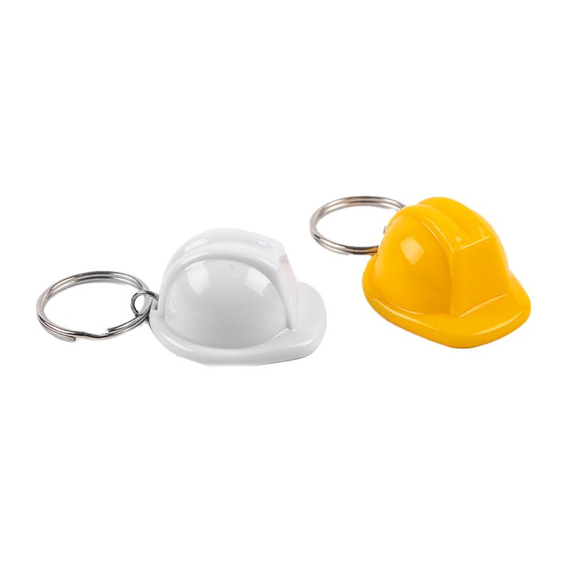 Helmet Hard Hat Keychain Holiday Creative Safety Helmet Keying Jewelry Gift