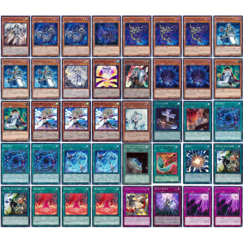 [Deck Sale] Casual Summoned Shaddoll Deck with Sleeves: Nekro Wing Wendy, Shaddoll Lizard, Shadow Priestess Aerial, Guiding Saint Ecclesia, Summoned C