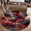 1pc Anime Cartoon Design FERG Ergo Art Round Carpet for Office Chair Mat, Non-Slip Rug Suitable for Home Decor, Living Room