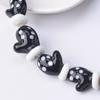 10pcs 18x14mm Glove Shape Handmade Lampwork Glass Loose Beads For Jewelry Making DIY Crafts Findings