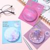 1 Piece Adhesive Cute Round Planet Notes Notepad Memo Pad Office School Supplies Stationery