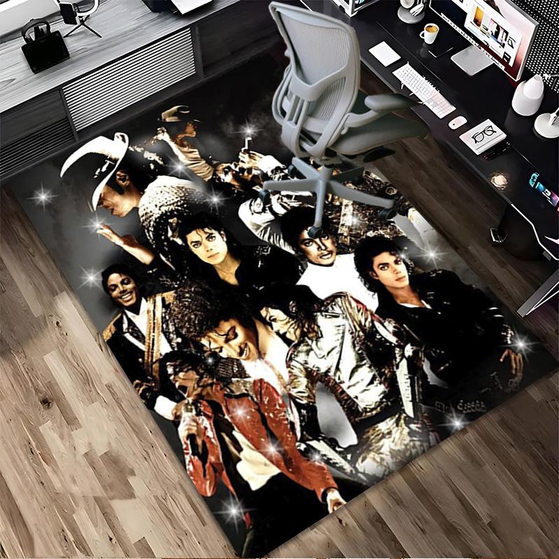 Michael Jackson Living Room Non-Slip Area Rug Soft Carpet for Bedroom Game Playroom Sofa Office Home Decor Doormat Christmas Gift C9211925
