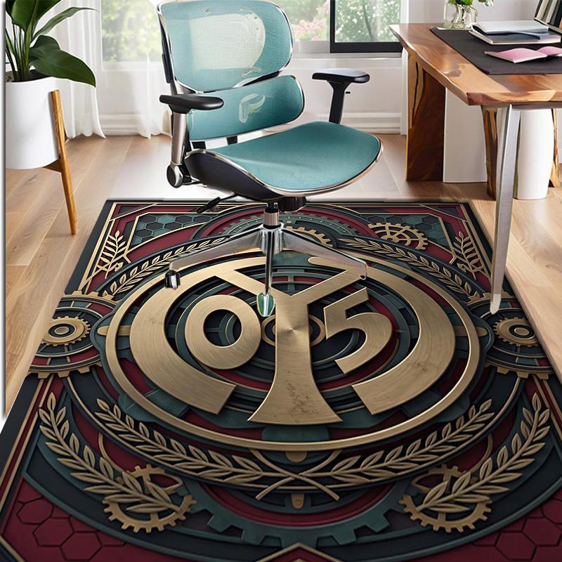 05 1FSV Mainz 05 Pattern Rug, Indoor/Outdoor Mat, for Picnic, Gameroom, Bedroom, Office, Living Room, Home Decor Carpet, Birthday Gift