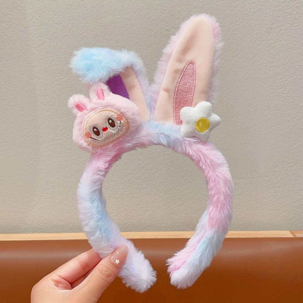 Cerc de păr Labubu Fată Desen animat Labubu Plus Ac de păr Piesă de cap Bentiță Accesorii de păr