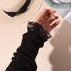Gotische Y2K Spitzen-Übersärmel Japanischer Stil Strickhandschuhe Anime JK Lolita Armstulpen Mädchen