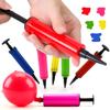 5pcs Hand Balloon Pump, Portable Manual Air Inflator for Carnival Birthday Wedding Party Decor Colorful Inflatable Supplies XJM