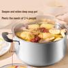 Midea 304 Stainless Steel 2-in-1 Steamer and Soup Pot