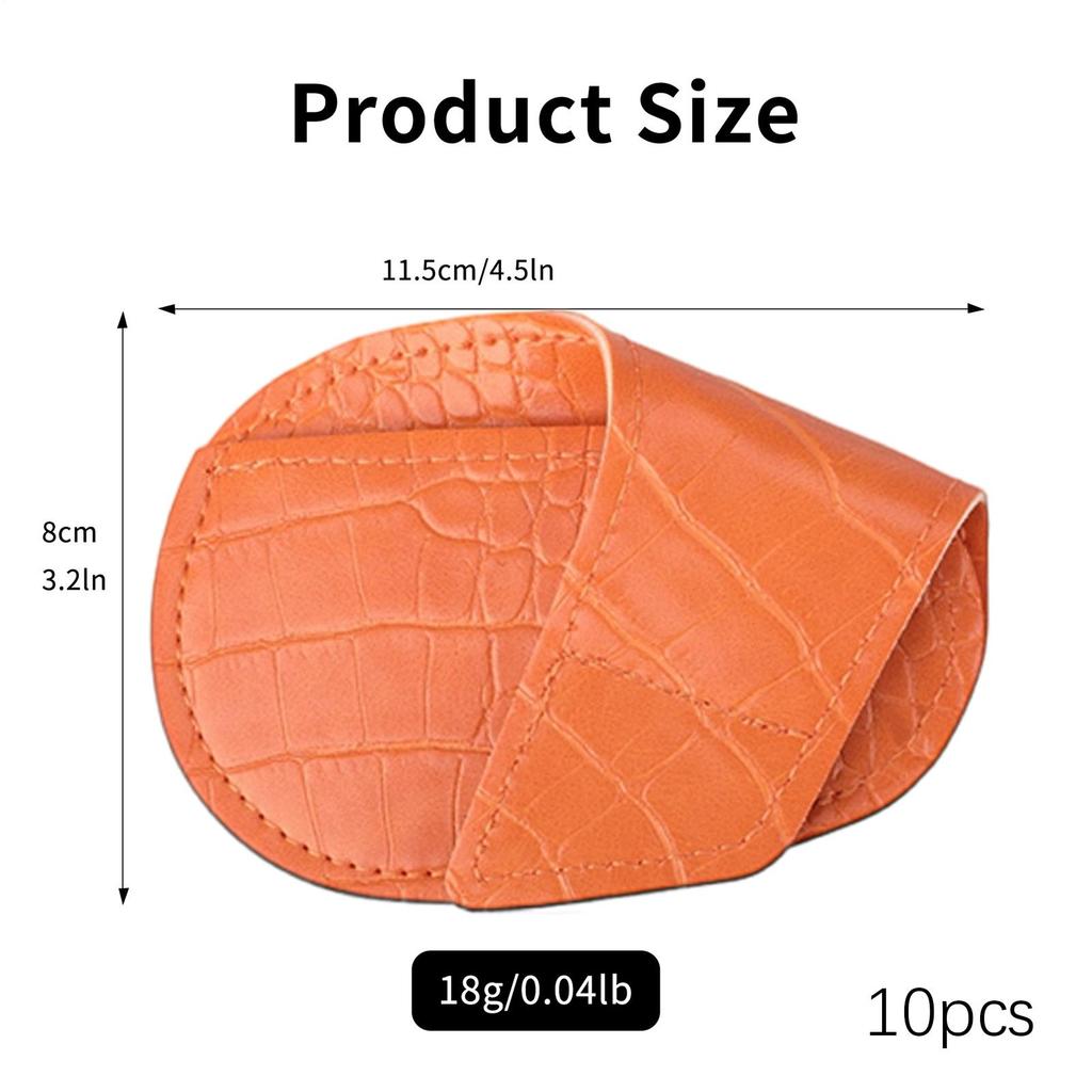 Iron Covers For Golf Clubs PU Leather Thick Protector Iron Head Covers For Easy Identification Men Women Players Golfer Indoor