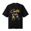 Meichao Alcatraz American Tide Brand Heavy Cotton 260 Short-sleeved T-shirt Men's and Women's Loose Casual and Versatile Summer
