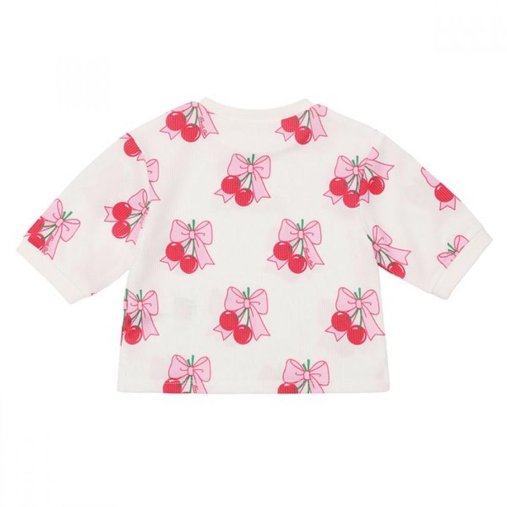 Wh Ribbon Cherry Cat Ts Q52dst020 W1