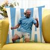 cool Erling Haaland   Various Sizes Square Pillow Case For Car Home Bedchamber Decor