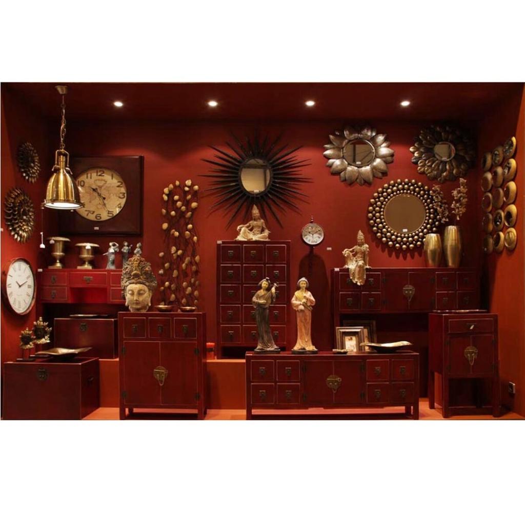 ORIENTE TV Furniture 130 X 24 X 50.5 Cm Red Wood