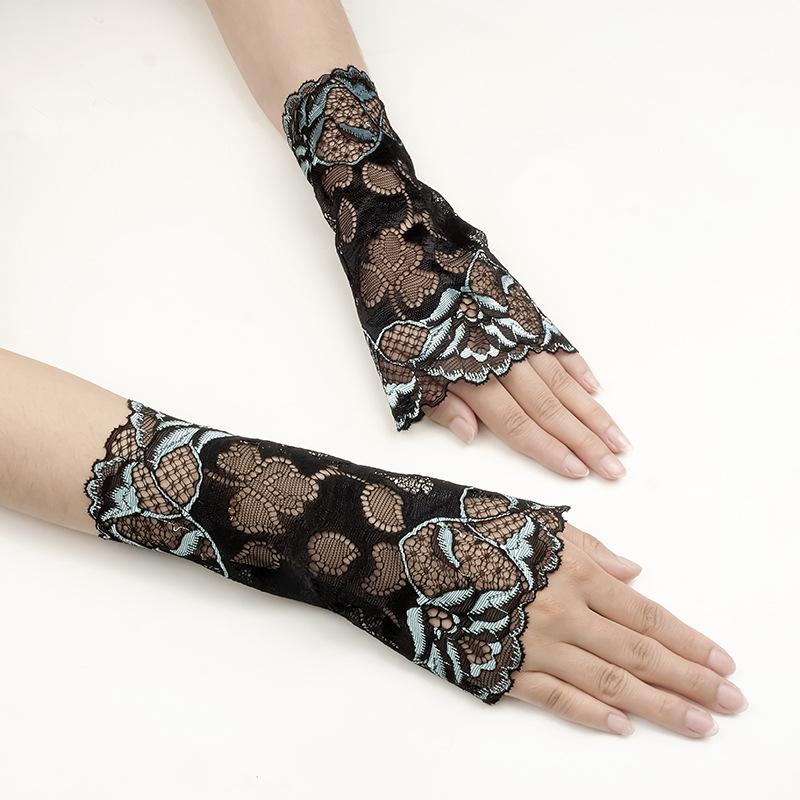Summer Lace Sun Protection Gloves & Cycling Sleeves for Women