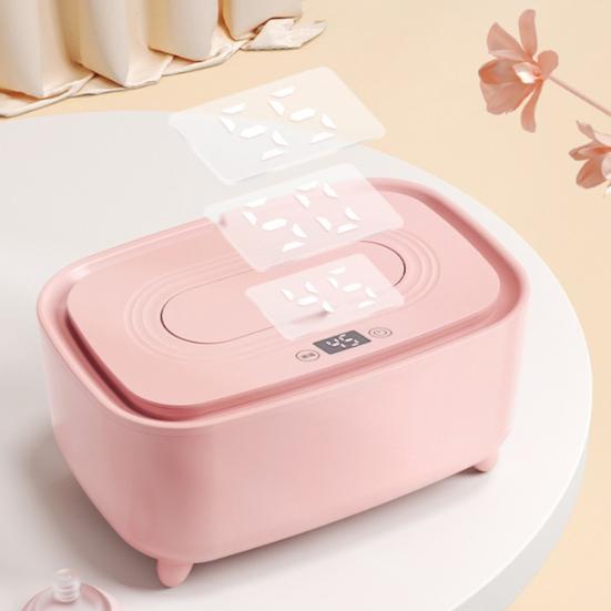 Portable Baby Wipe Warmer USB Powered 16 Adjustable Heating Modes Large Capacity Home Travel Fast Heating Diaper Wet Wipe Dispenser Heater