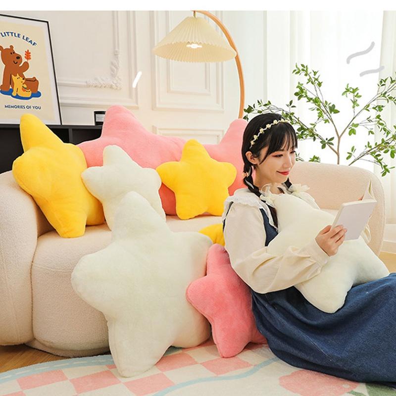 Ins Style Star Pillow Soft And Cute Plush Toy For Sleeping And Decor