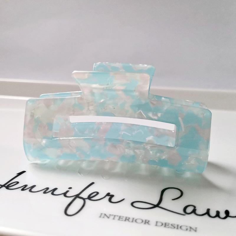 7.5cm Rectangular Hollow Acetate Ponytail Hair Claw Clip - Hot Selling Accessory