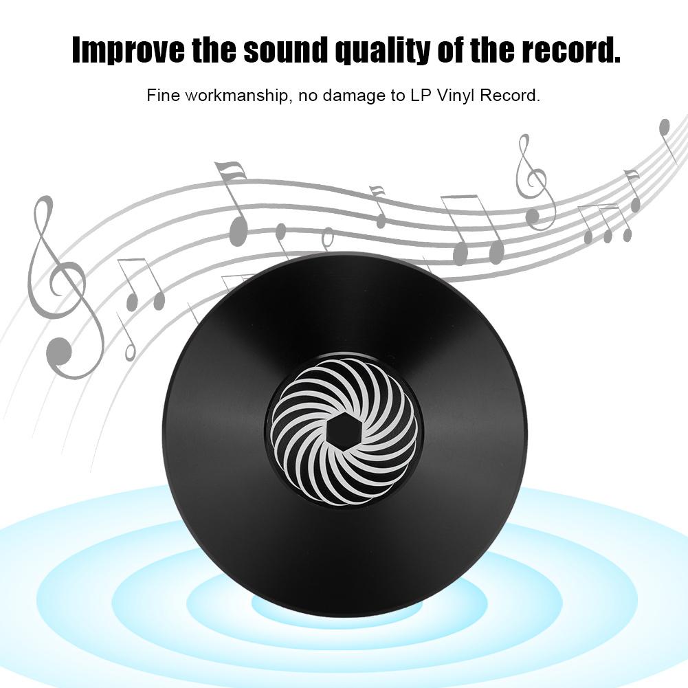 Vinyl Record Audio Disc Turntable Stabilizer Clamp Aluminum Weight Clamp