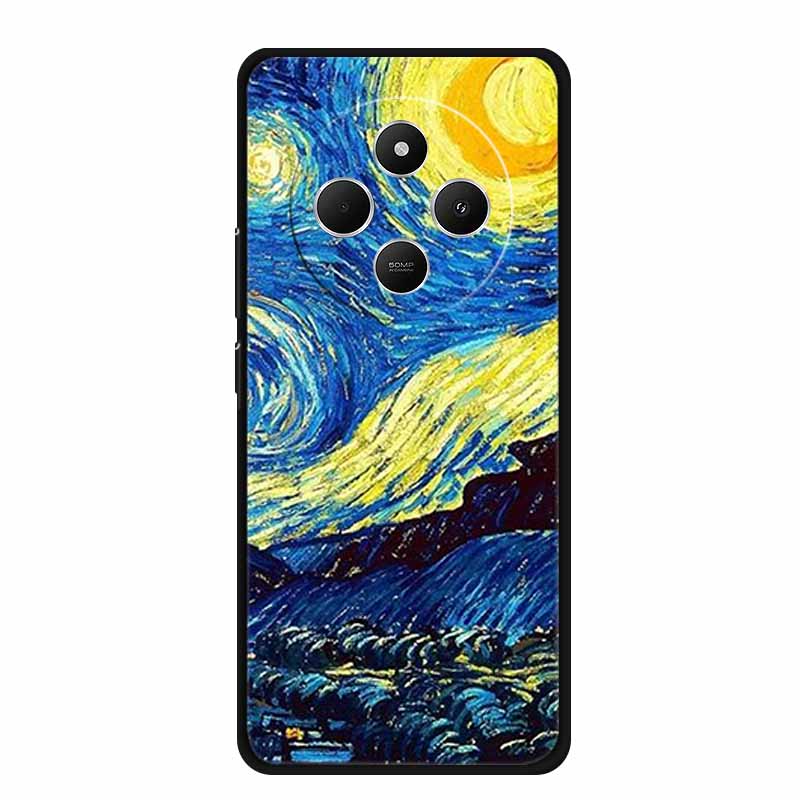 For Xiaomi Poco C75 Case PocoC75 Coque Black Silicone Soft Phone Case For Redmi 14C 14R A3 Pro Back Cover Case Redmi14C 14 C Bag
