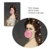 Poster de artă amuzant de epocă Modificat Bubblegum Vintage Lady Art Print Decor urban Pictură pe pânză pentru acasă Camera de zi dormitor fete