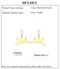 Cazador Sneaking Cat Earrings for Women Stainless Steel Cute Animal Kitten Drop Earrings Jewelry Birthday Gift 2026 New