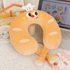 Cartoon Memory Foam Ushaped Neck Pillow For Office Rest And Travel Comfort