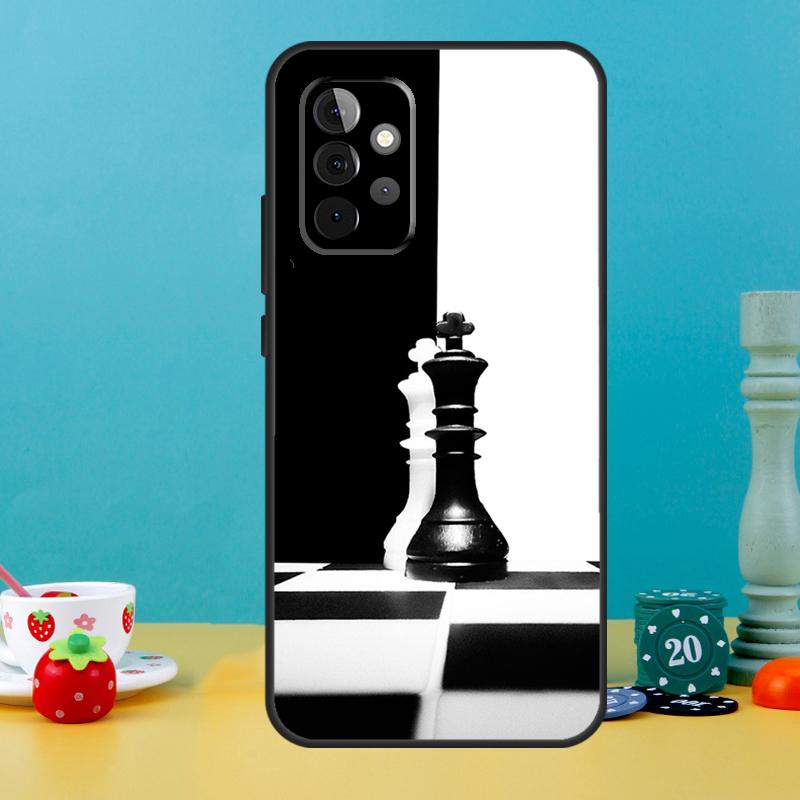 Chess Board Case For Samsung Galaxy A35 A26 A16 A05 A55 A15 A32 A12 A22 A52 A54 A34 A14 A56 A36 A13 A53