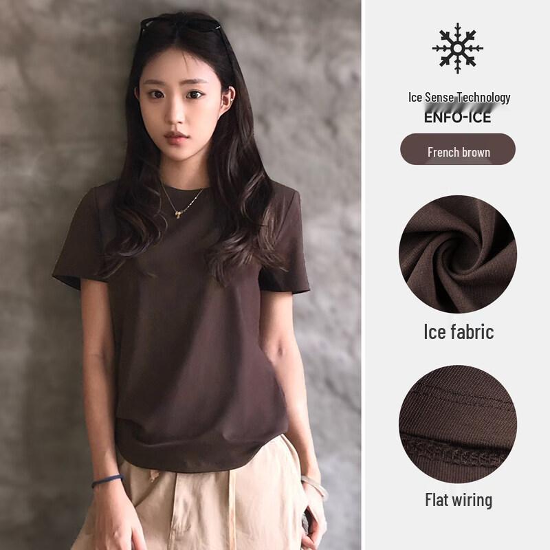 Camel Women s Crew Neck Short Sleeve T-Shirt