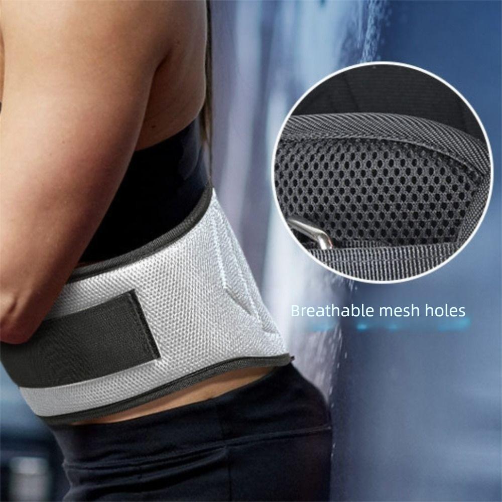 Breathable Weightlift Waist Support Adjustable Workout Power Belt Practical Fitness Belt  Deadlift