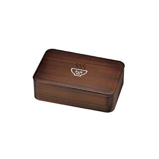 Tatsumiya DON Single Tier Lunch Wood Grain Average 52692