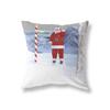 Merry Christmas Santa Claus Print Pattern Cushion Cover Home Living Room Sofa Decoration Square Pillow Pillow Cover