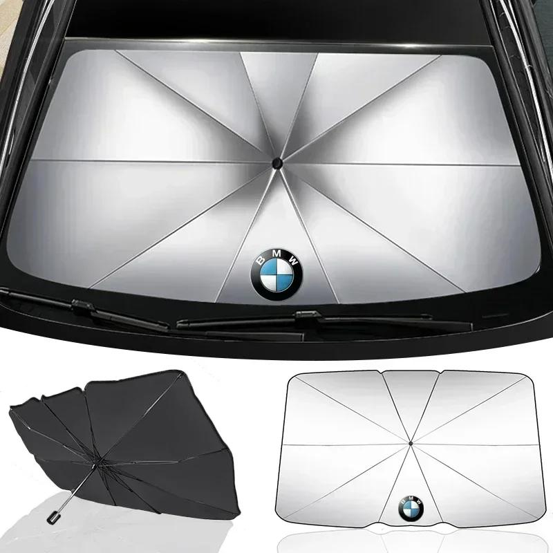 XWKPB1 E60 New Car Front Window Sun Visor UV Protection Accessories For BMW X1 X3 X5 X6 X7 1 3 5 6 7 Series G20 G30 G11 F15 F16 G01 G0