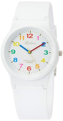 Reloj Analógico Impermeable con Correa de Uretano Blanco Multicolor [Citizen Q&Q] VS20-001