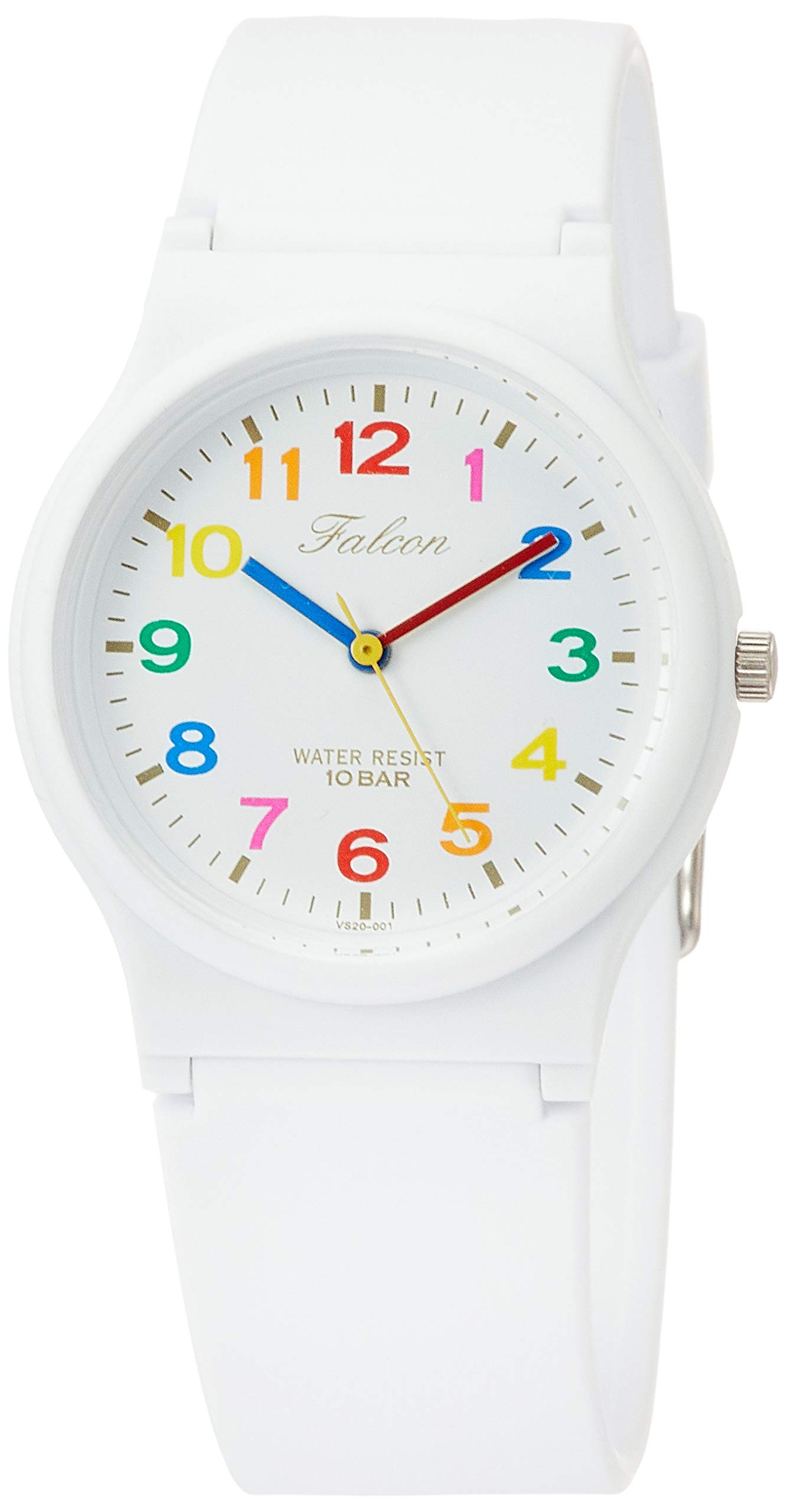 

CITIZEN Q&Q VP46-852 Watch with Falcon Analogue Display, Resistant to 10 atm, White