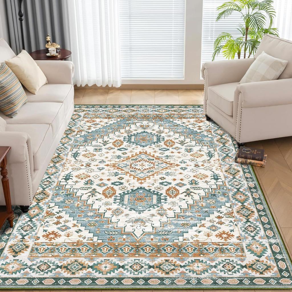 Retro Severský Boho Vzor Koberec Dekor Obývacího Pokoje Pohovkový Koberec Ložnice Postelový Měkký Koberec Kuchyň Jídelní Stůl Podložka na Podlahu Rohožka