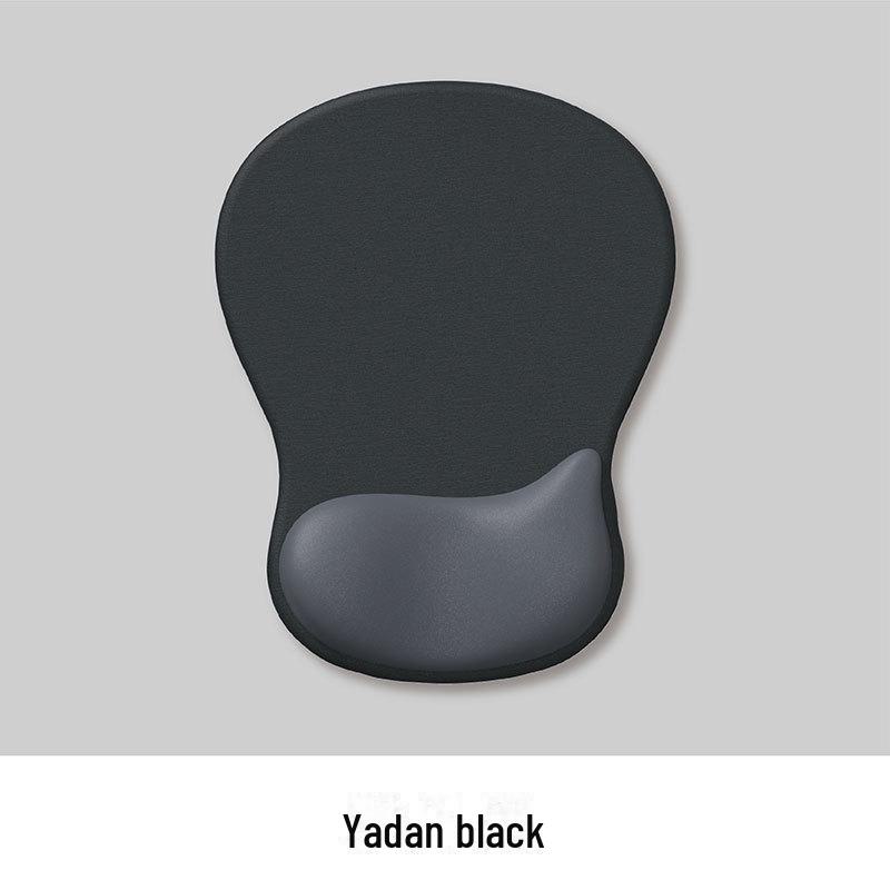 

Эргономичный градиентный силиконовый коврик для мыши с подставкой под запястье - нескользящий, утолщенный дизайн ergonomic concave design чёрный