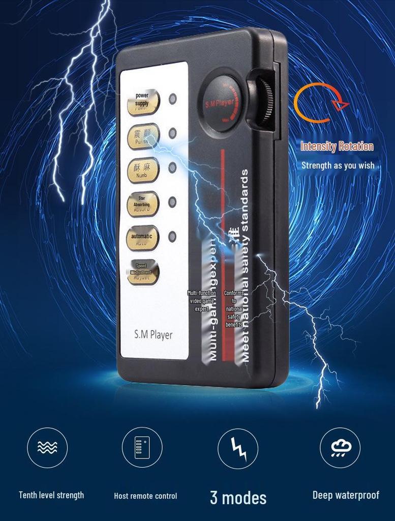 Electric Shock Urethral Dilator and Glans Stimulator for Adult Male SM Play