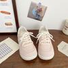 2025 Herbst neue vielseitige lässige Sport-Board-Schuhe Damen koreanische Version Nischendesign Plateau weiße Schuhe ins trendy